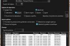 Ouverture d'un fichier de données sous Libre Office Calc
