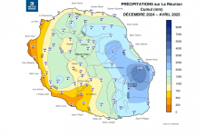 Cumuls de précipitations de la saison des pluies 2024-2025