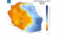 Cumul de précipitations - Mai 2023