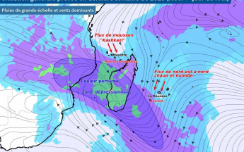 Tendance météo mensuelle du 22 décembre 2025 au 18 janvier 2026