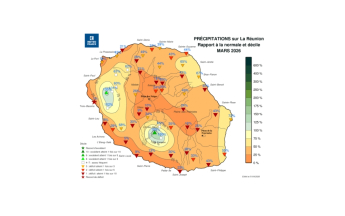 Bulletin climatique mensuel de La Réunion - mars 2026