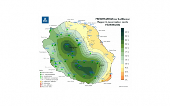 Bulletin climatique mensuel de La Réunion - Février 2022