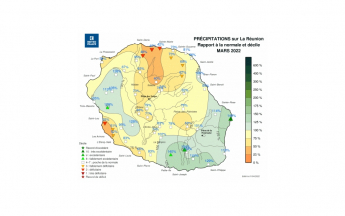 Bulletin climatique mensuel de La Réunion - Mars 2022
