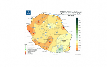 Bulletin climatique mensuel de La Réunion - Mai 2022