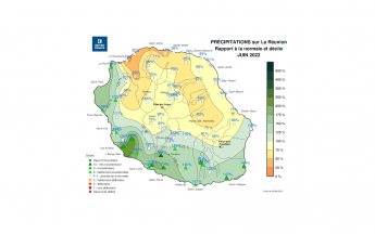 Bulletin climatique mensuel de La Réunion - Juin 2022
