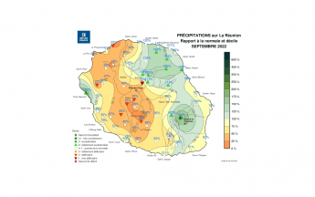 Bulletin climatique mensuel de la Réunion - Septembre 2022