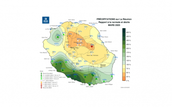 Buletin climatique mensuel de La Réunion - mars 2025