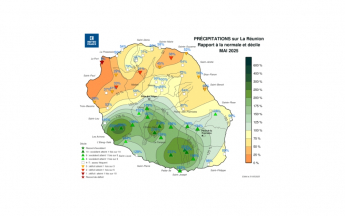Bulletin climatique mensuel de La Réunion - mai 2025
