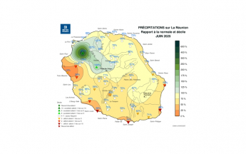 Bulletin climatique mensuel de La Réunion - juin 2025