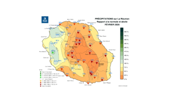 Bulletin climatique mensuel de La Réunion - février 2026