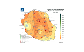 Bulletin climatique mensuel de La Réunion - Mai 2026