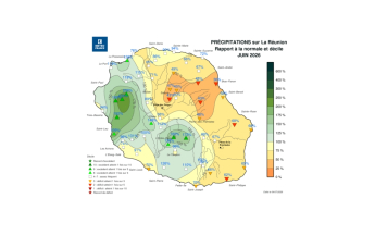 Bulletin climatique mensuel de La Réunion - Juin 2026