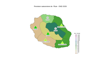 Prévision Saisonnière - La Réunion - Septembre 2026