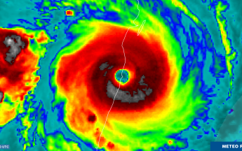 Cyclone tropical intense Gezani sur Tamatave le 10/02/2026 à 16h30 UTC
