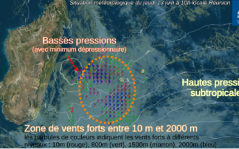 situation météorologique de 13 juin 2024