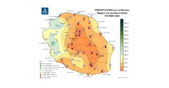 Bulletin climatique mensuel de La Réunion - février 2026