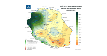 Bulletin climatique mensuel de la Réunion - Juillet 2026