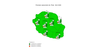 Prévision Saisonnière - La Réunion - Avril 2026