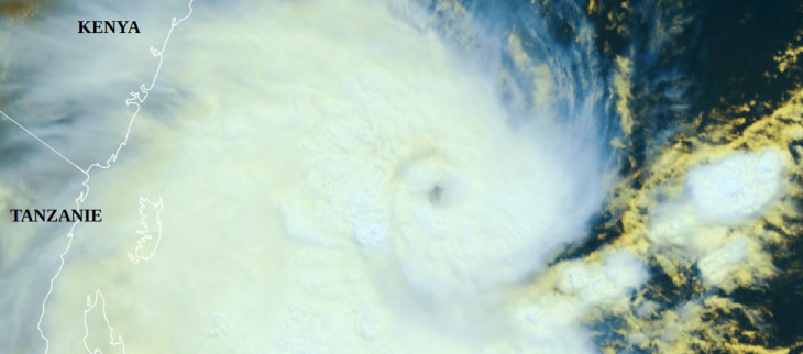 Cyclone tropical IALY à proximité du Kenya