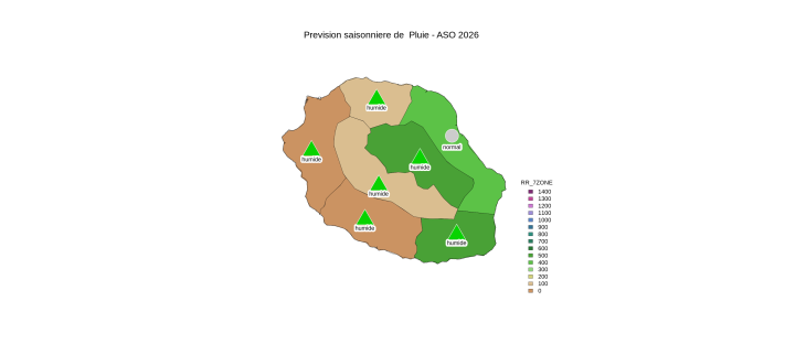 Prévision Saisonnière - La Réunion - Juillet 2026