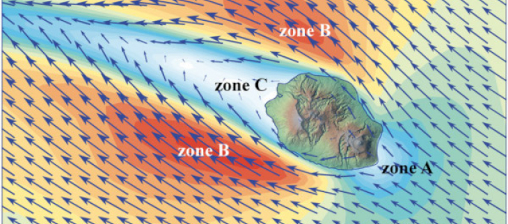 Alizé de sud-est sur la Réunion