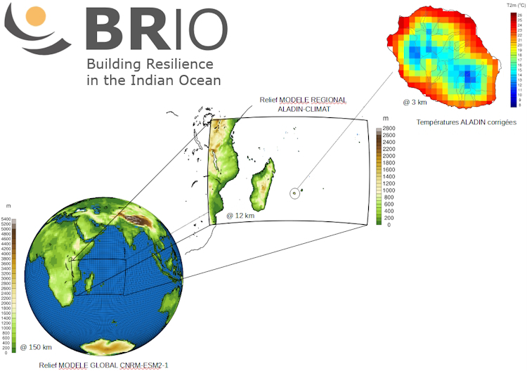 Descentes d'échelle sur la Réunion. © Météo-France