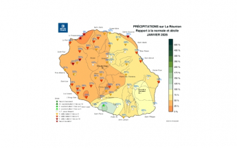 Bulletin climatique mensuel de la Réunion - Janvier 2026