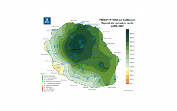 Bulletin climatique mensuel de La Réunion - Avril 2022