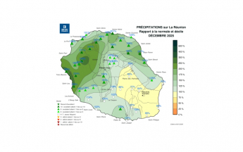 Bulletin climatique de La Réunion - décembre 2025