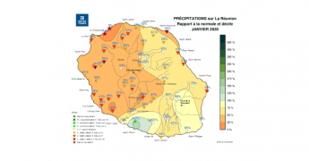 Bulletin climatique mensuel de la Réunion - Janvier 2026