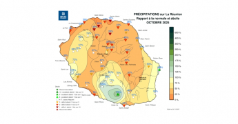 Bulletin climatique mensuel de La Réunion - octobre 2025